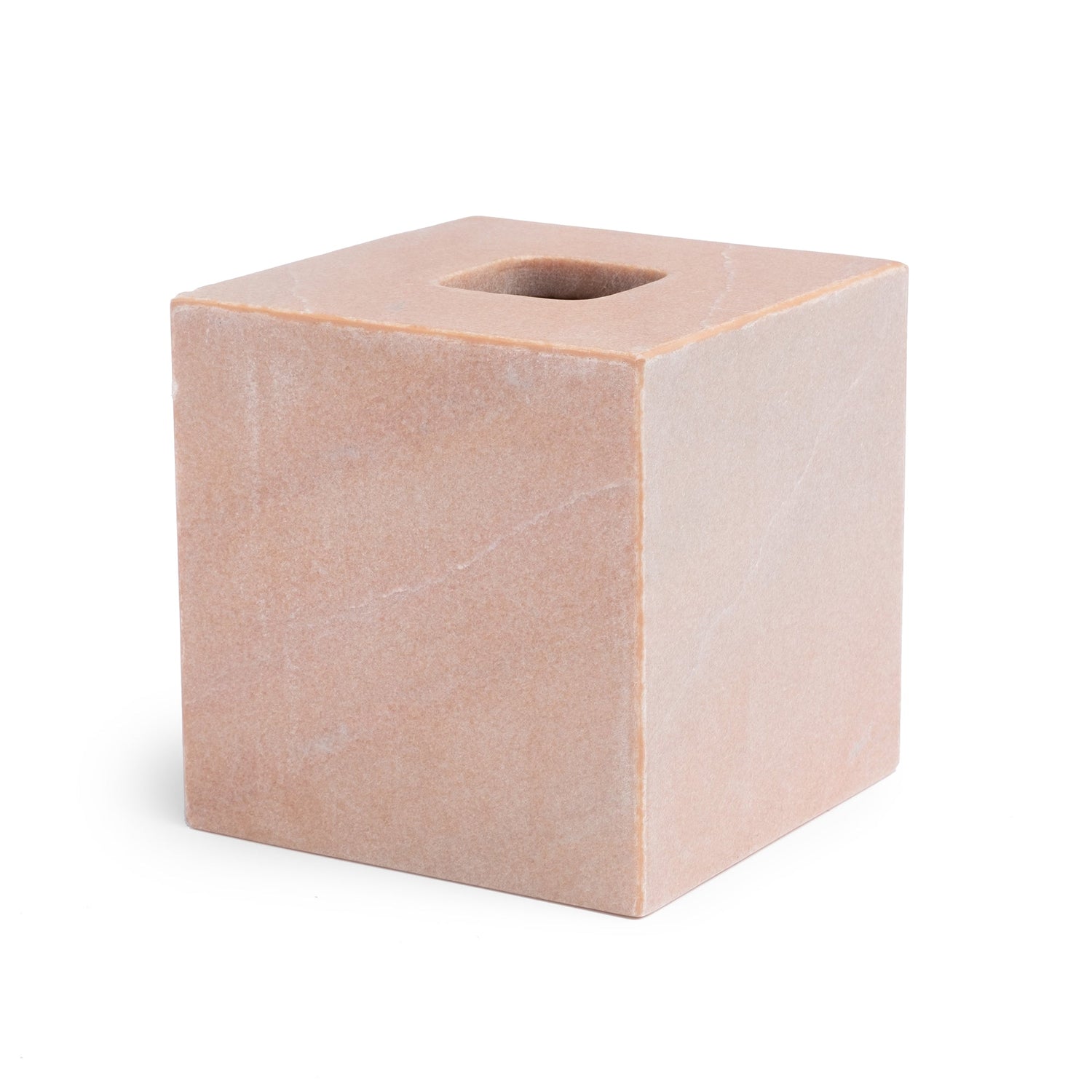 pink marble tissue holder