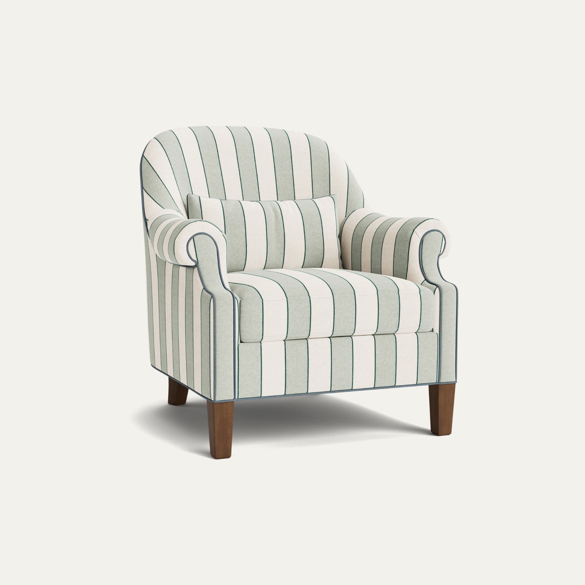 Florence Eucalyptus Printed Linen Dorothy Chair