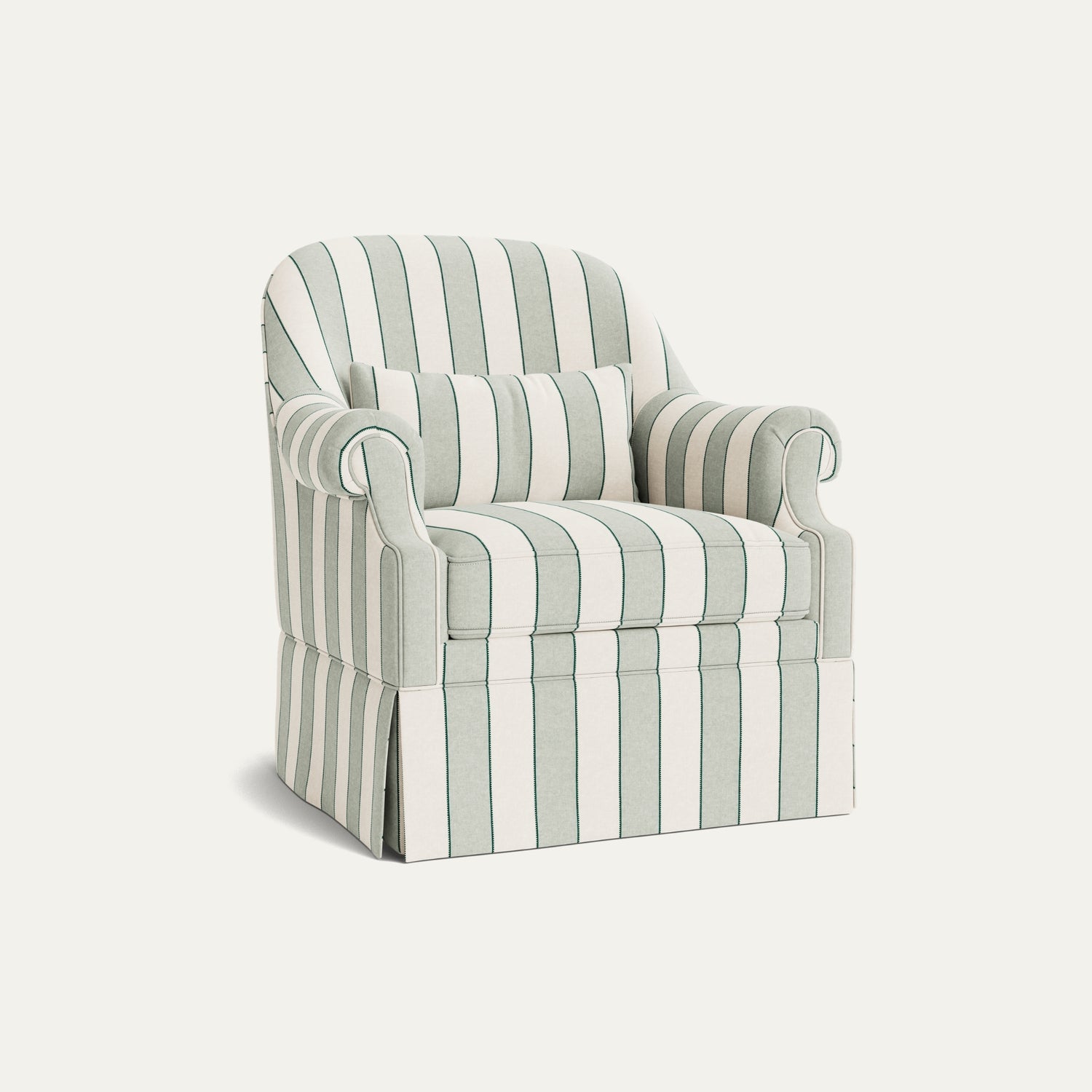 Florence Eucalyptus Printed Linen Dorothy Chair