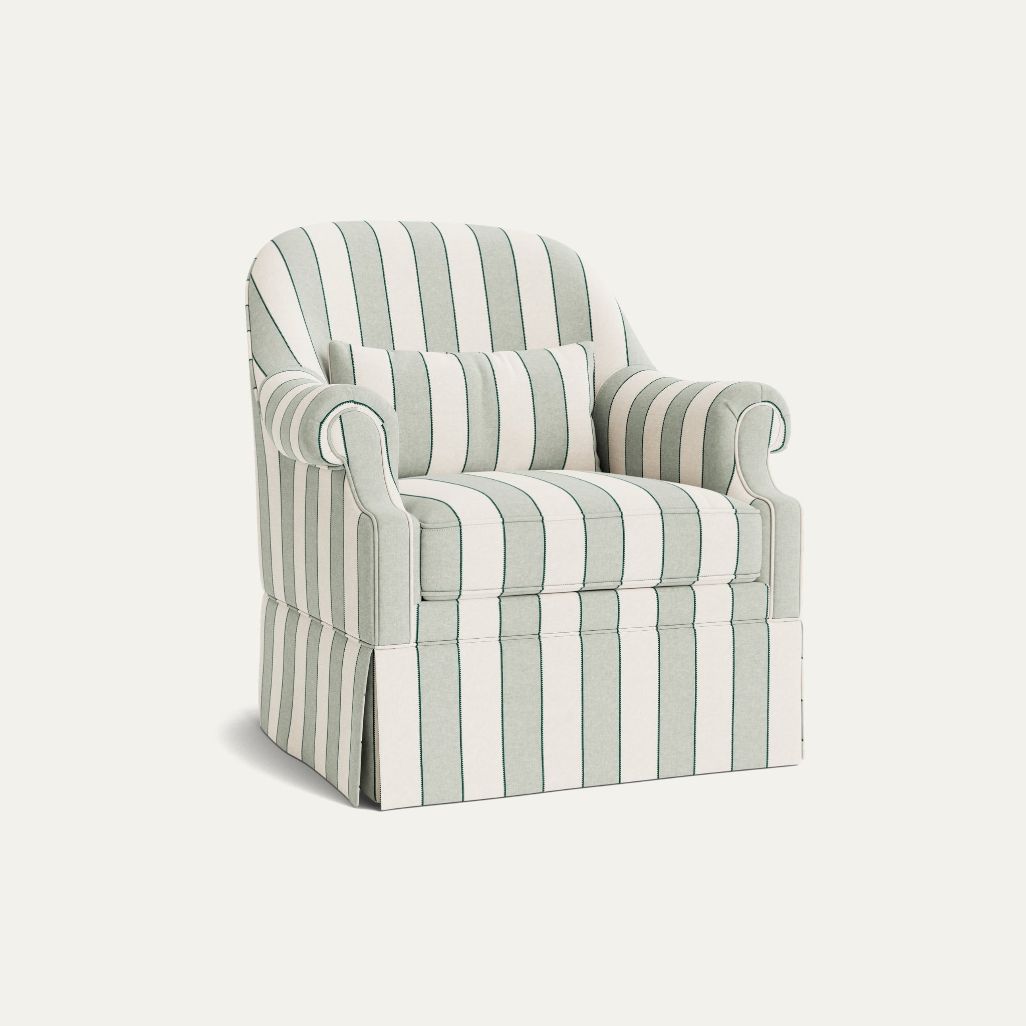 Florence Eucalyptus Printed Linen Dorothy Chair