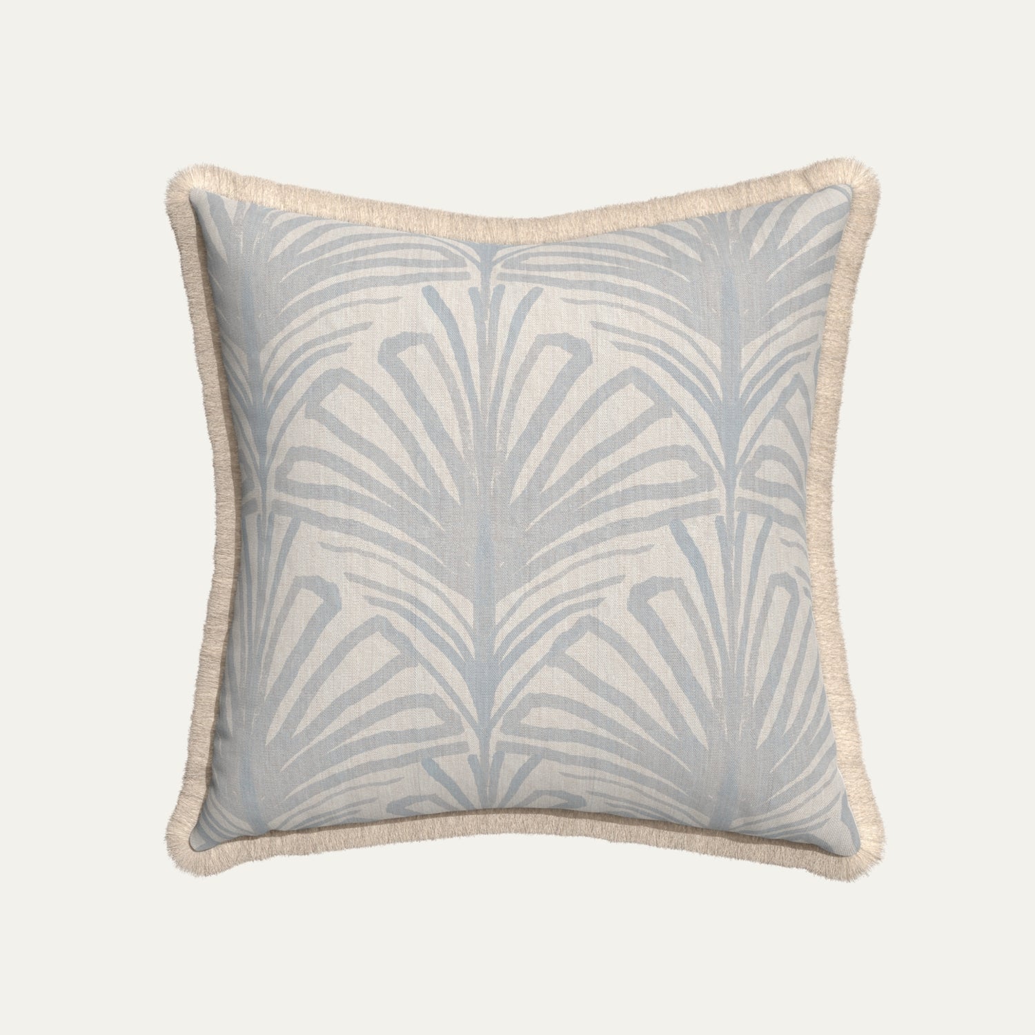 Suzy Sky Printed Linen Throw Pillow
