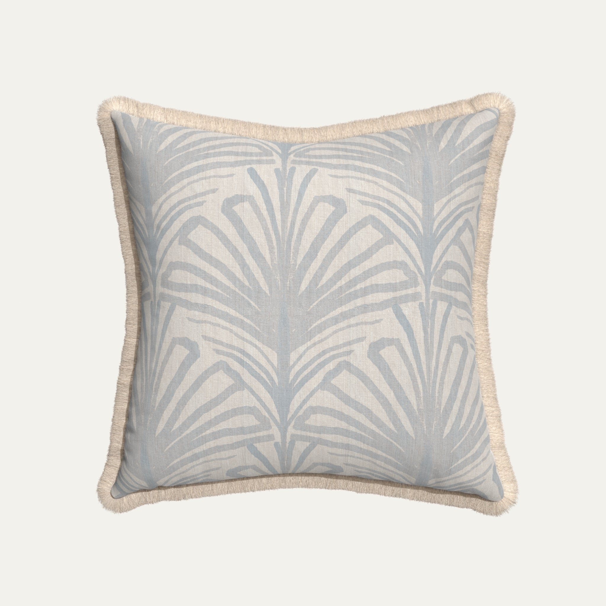 Suzy Sky Printed Linen Throw Pillow