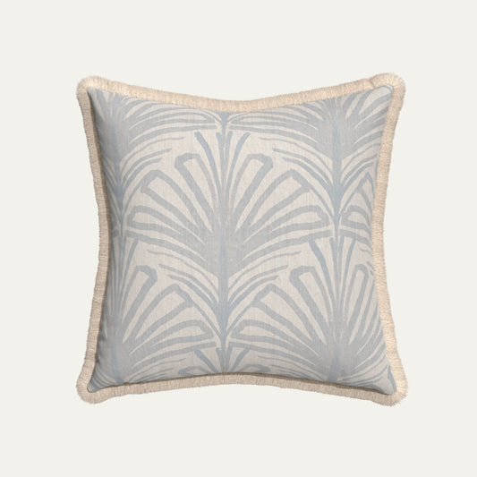 Suzy Sky Printed Linen Throw Pillow