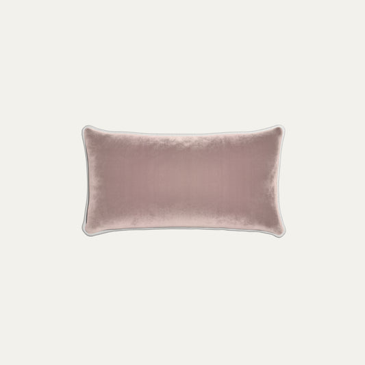 Mauve Velvet Throw Pillow