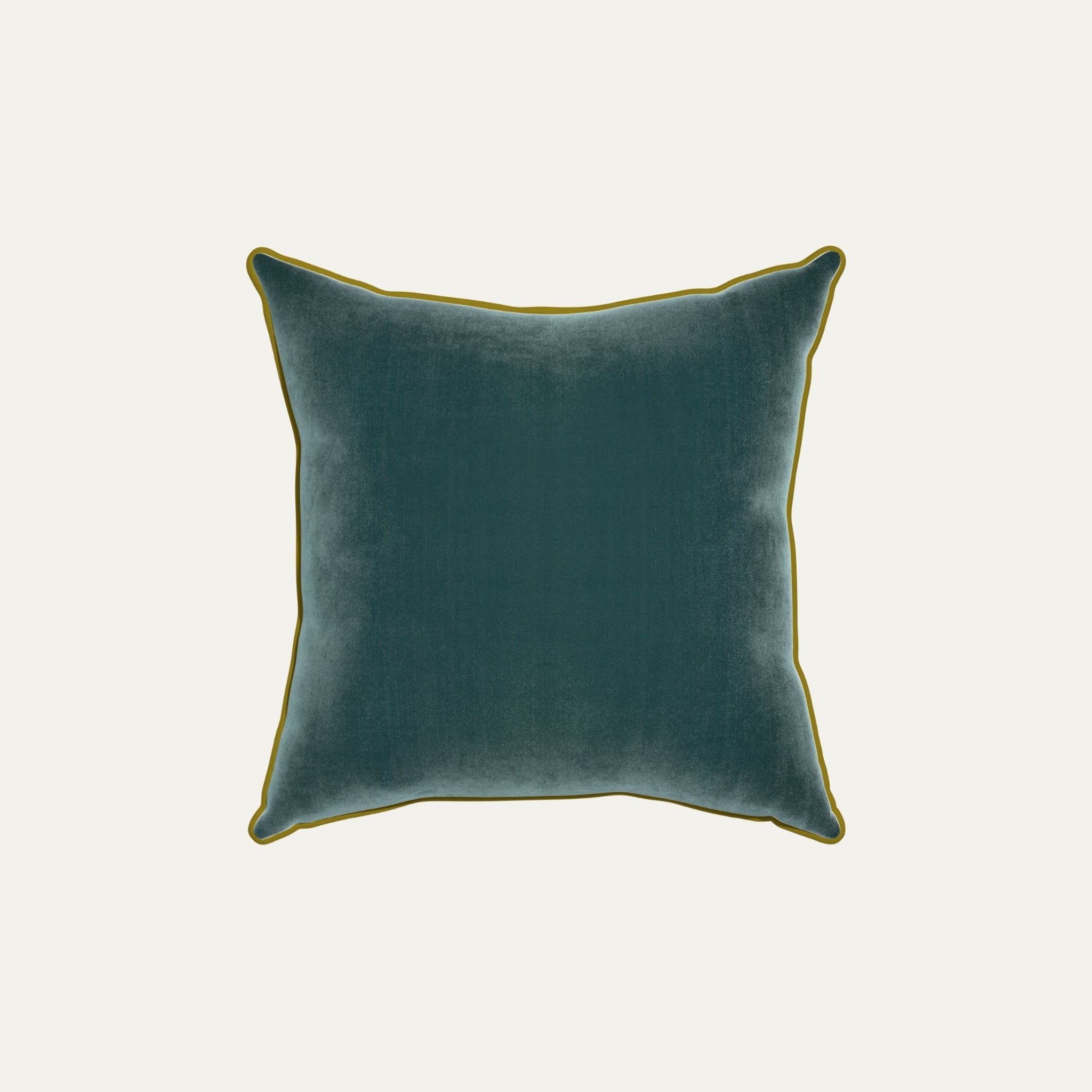 Peacock Velvet Throw Pillow