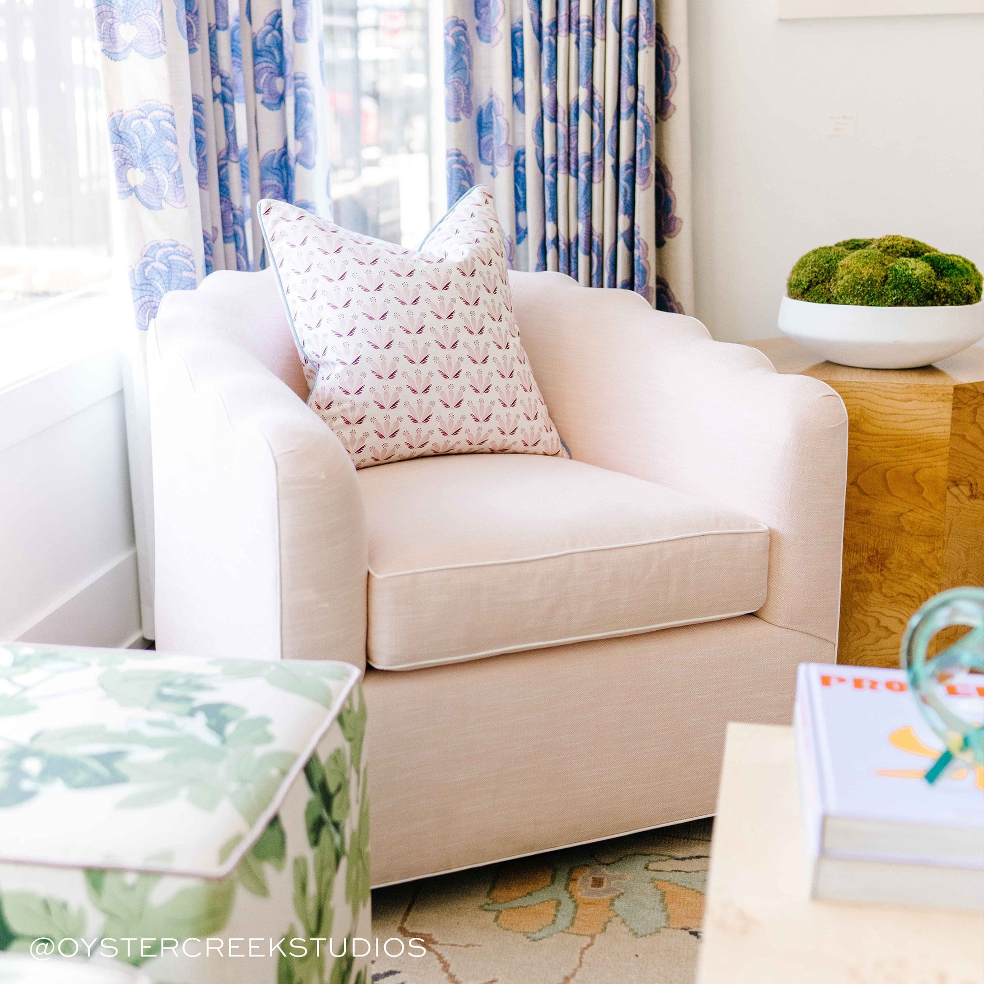 Light Pink Velvet Fabric | Pepper Home