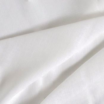 close up of sheer white fabric 