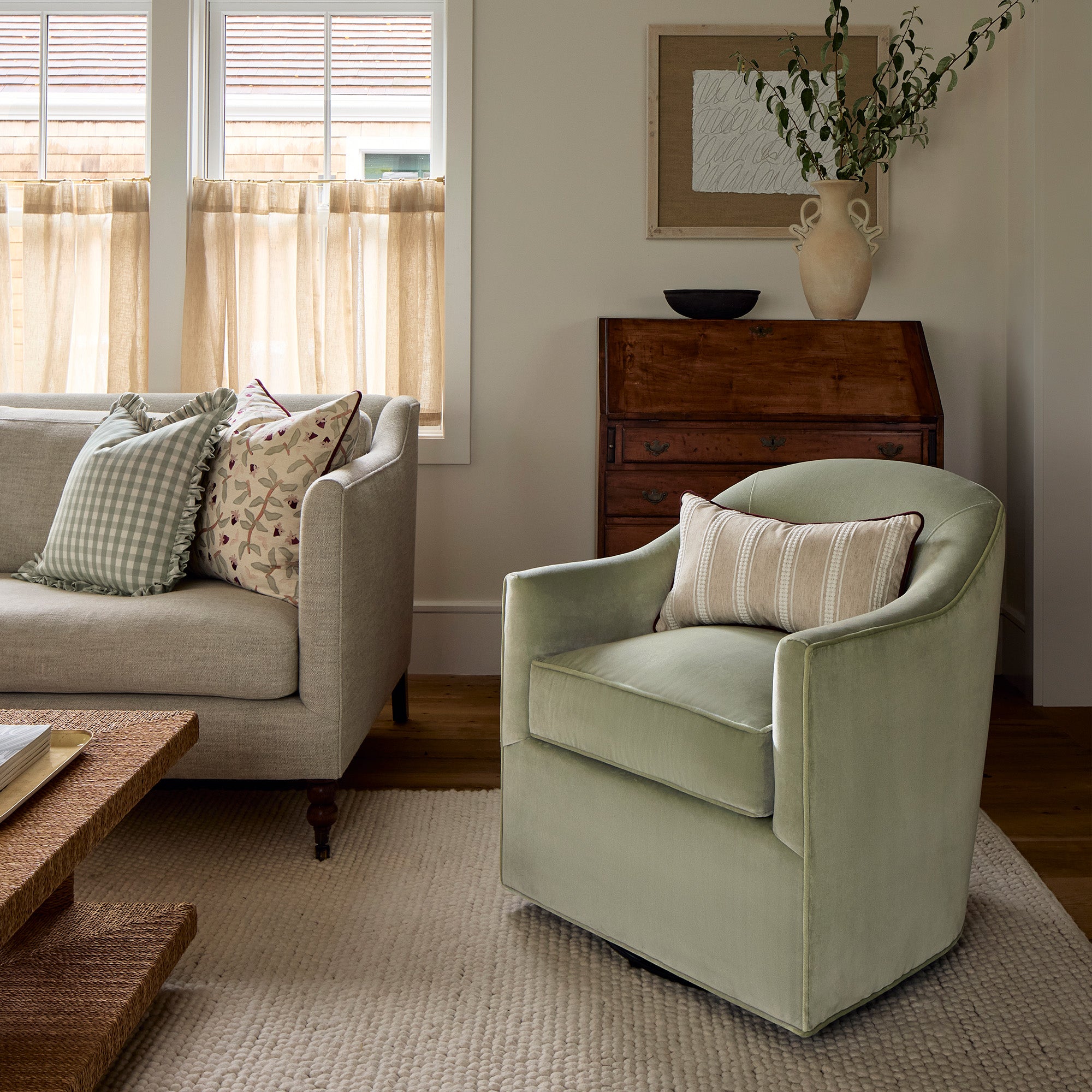 Lulie Parsley Custom Adeline Chair - Thumbnail 4