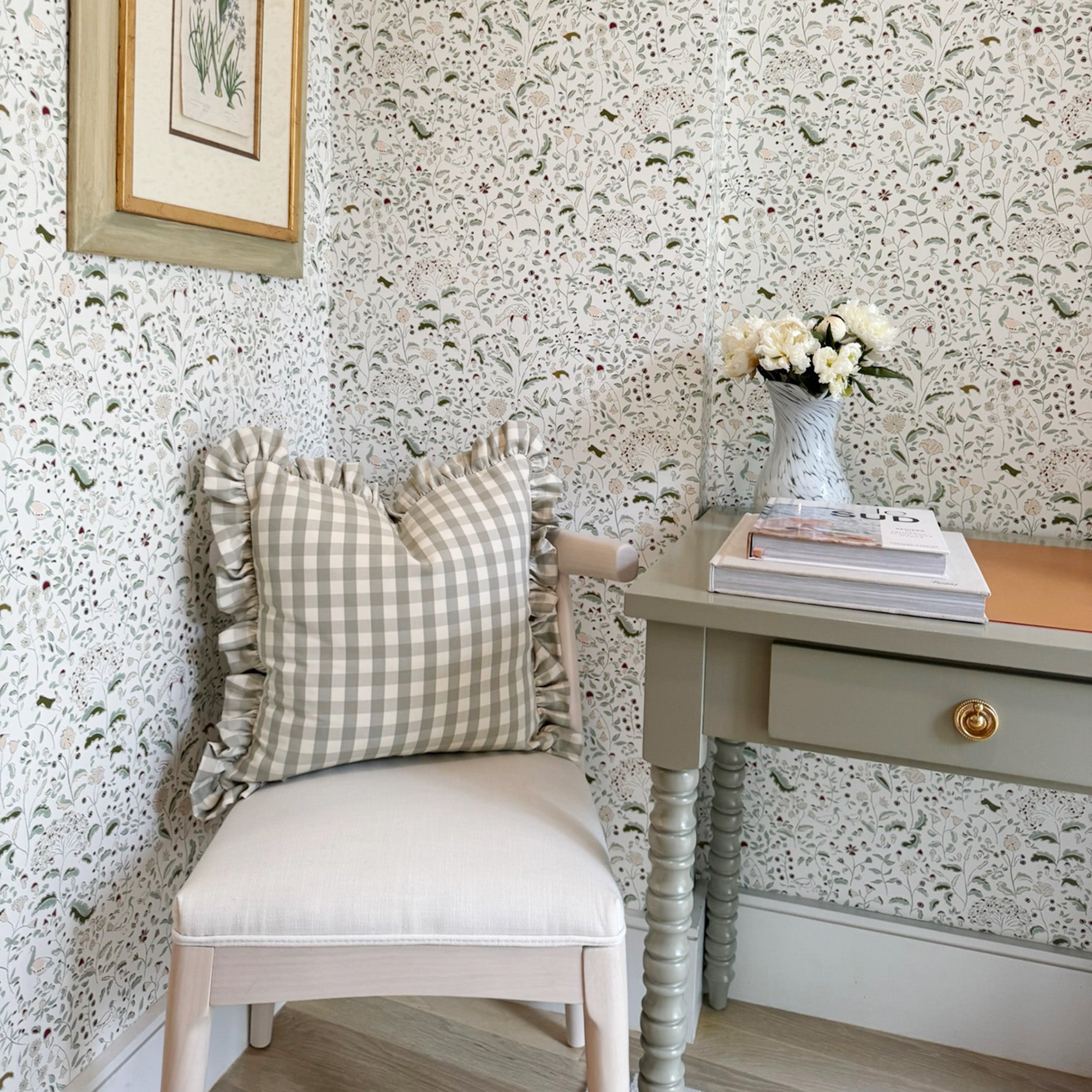 Ruby Moss Removable Wallpaper Swatch - Thumbnail 3