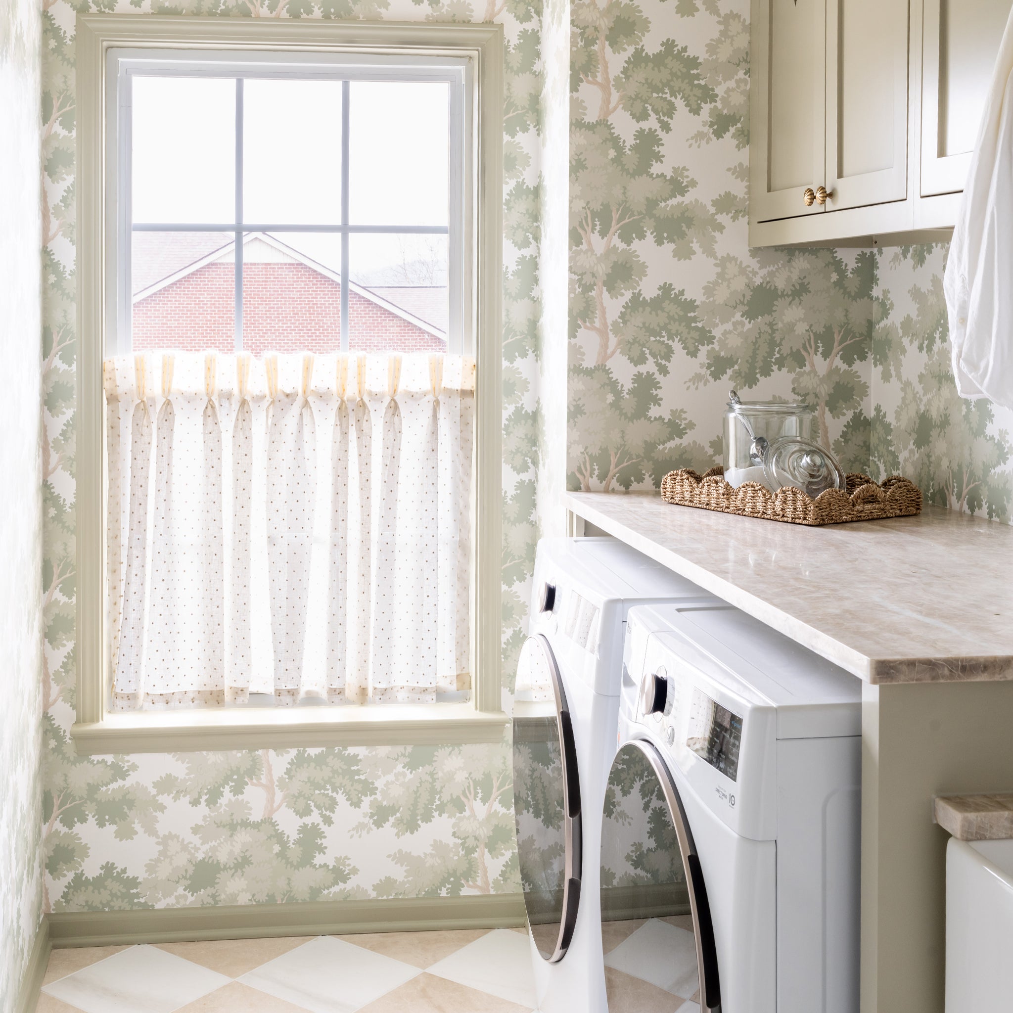 Eloise Flour Custom Cafe Curtain - Thumbnail 4