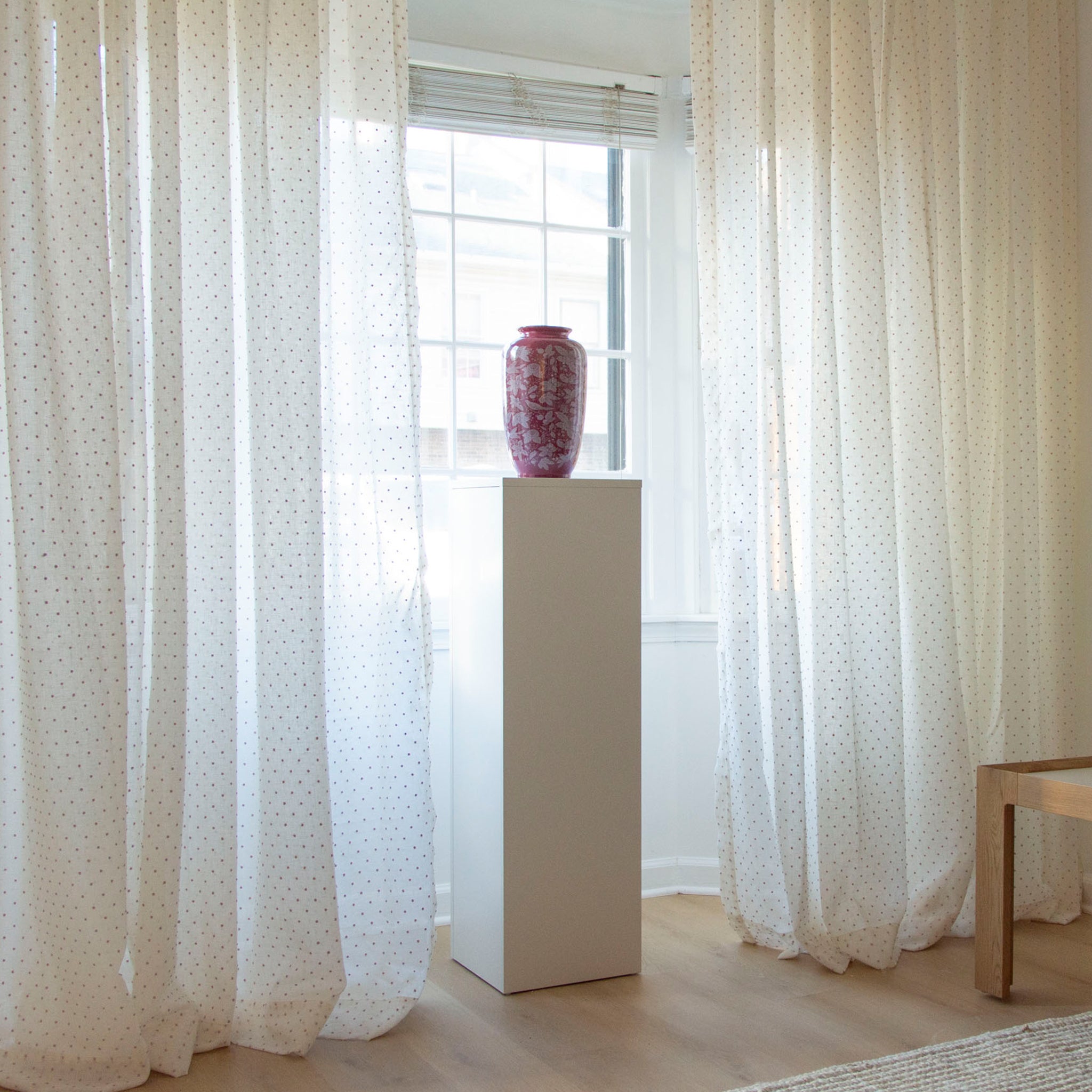 Eloise Sky Custom Sheer Curtain - Thumbnail 3