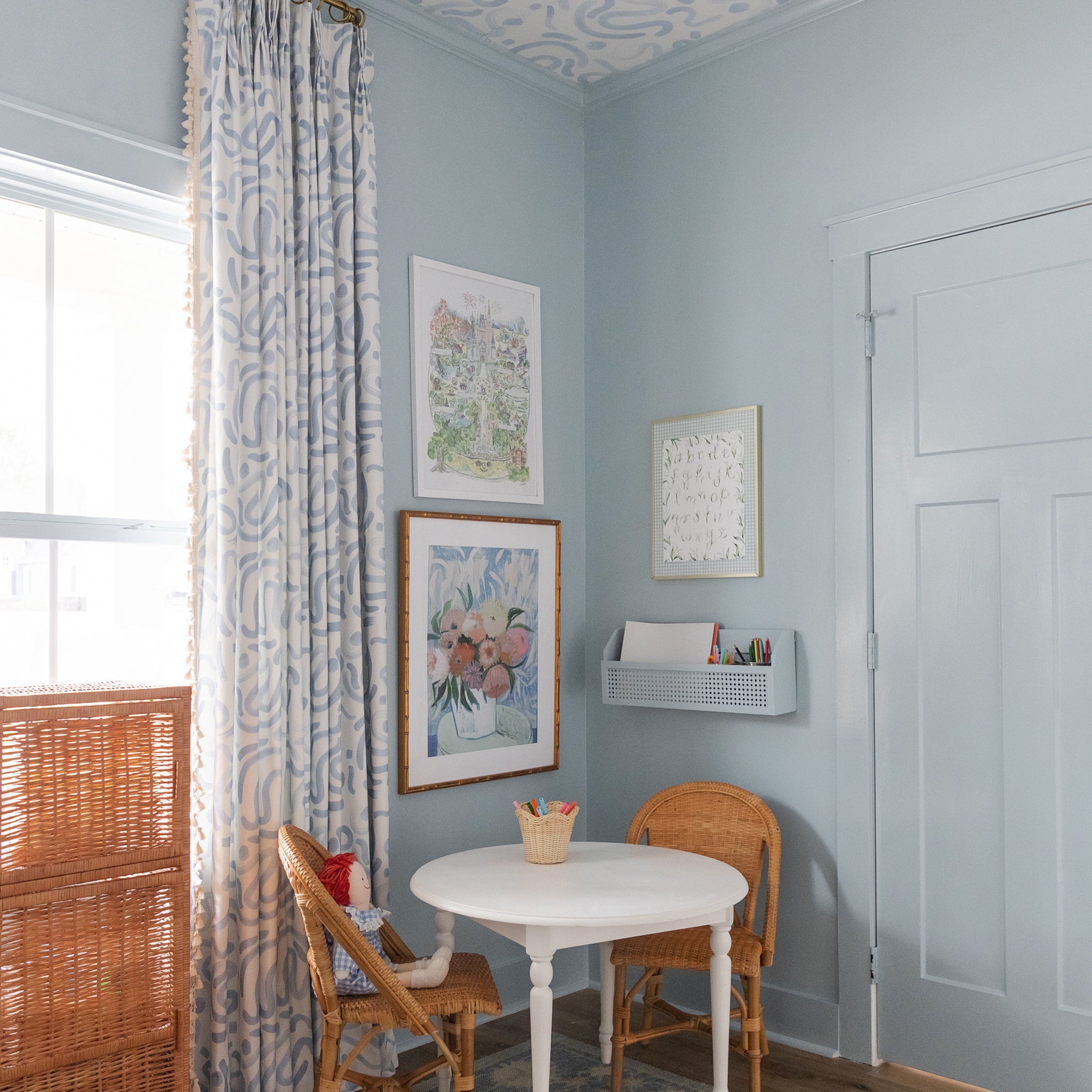 Hockney Sky Custom Curtain - Thumbnail 5