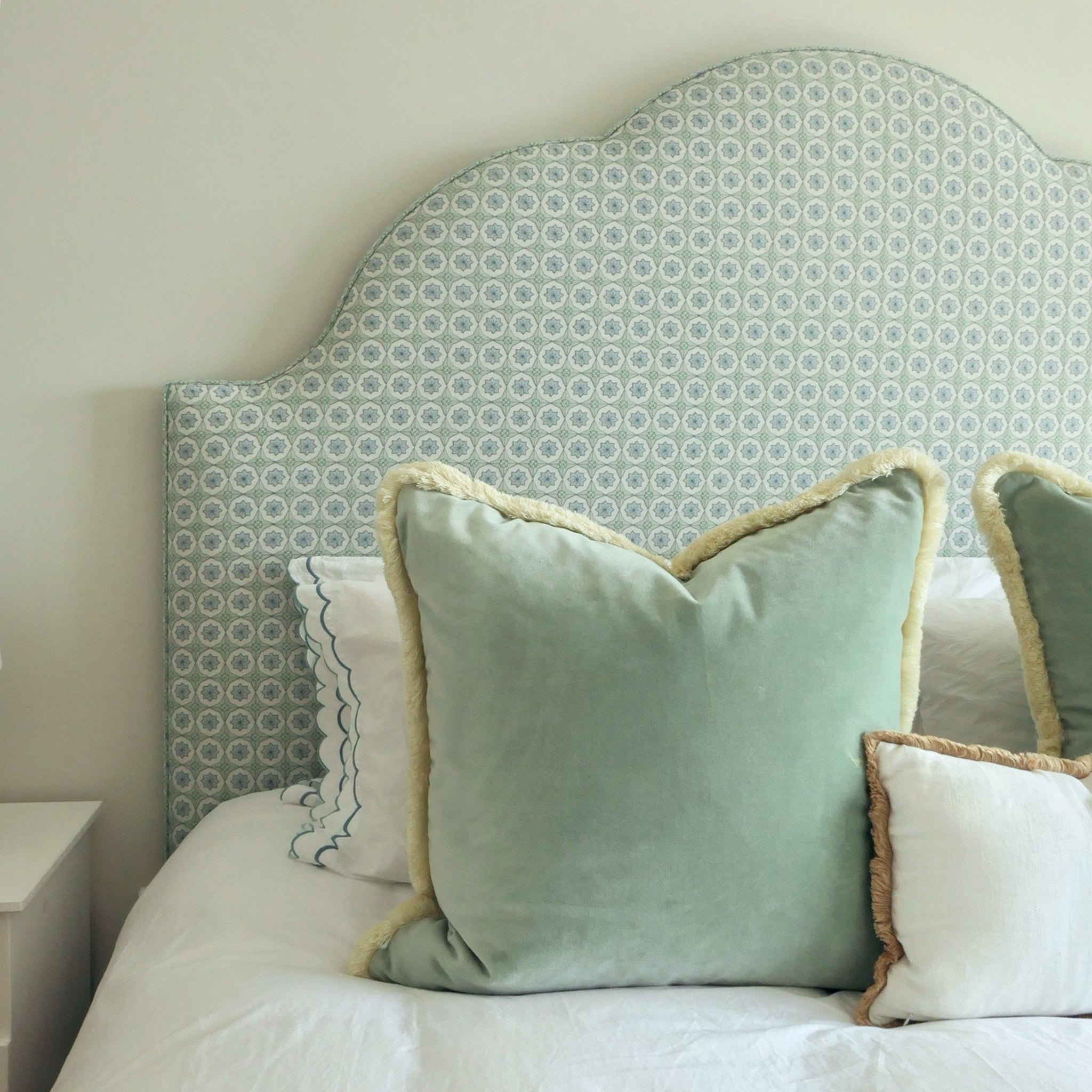 UGC Pillow SolidVelvet SeaSalt Furniture Regina HayesSeaSalt EllieH 1