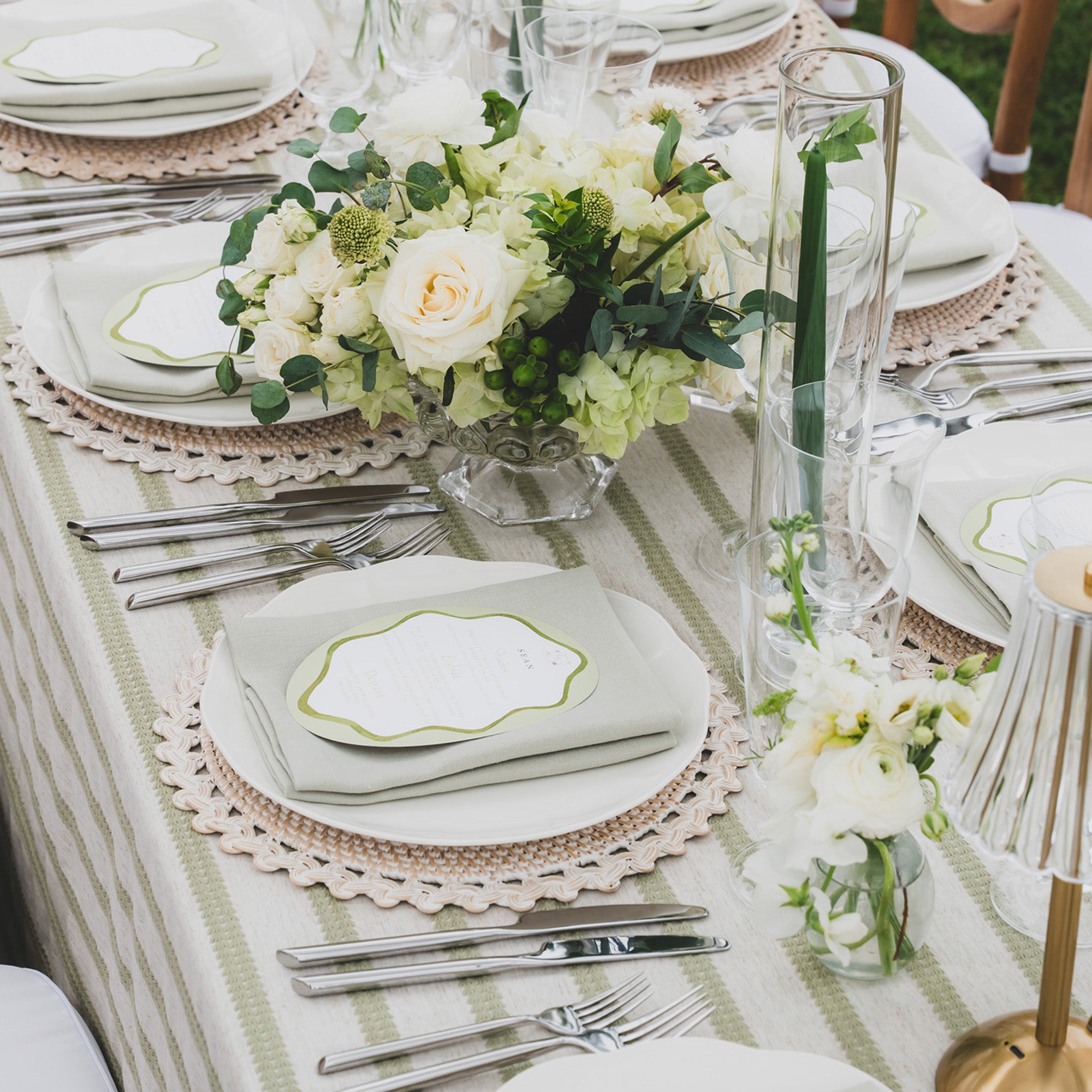 Vivienne Pistachio Tablecloth - Thumbnail 5