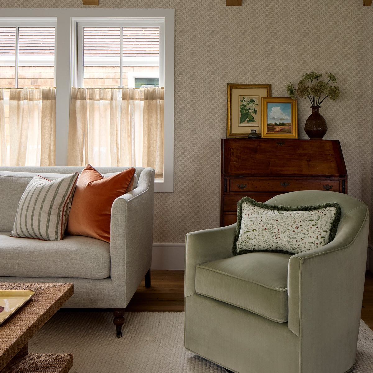 Neutral Wallpaper: Goldie Stone | Pepper Home