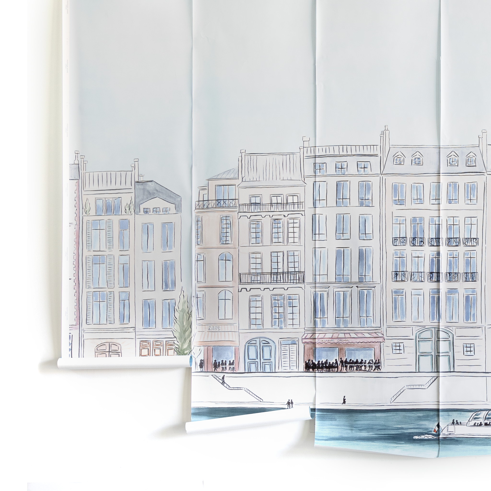 Delphine Clay Coated Wallpaper Mural - Thumbnail 4
