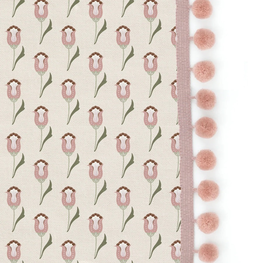Annabelle Orchid Printed Cotton Curtain