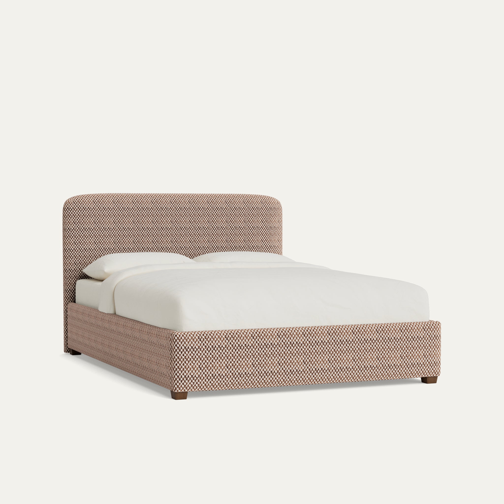 FEATURED: Shown in Queen / Tapered Legs / Tobacco