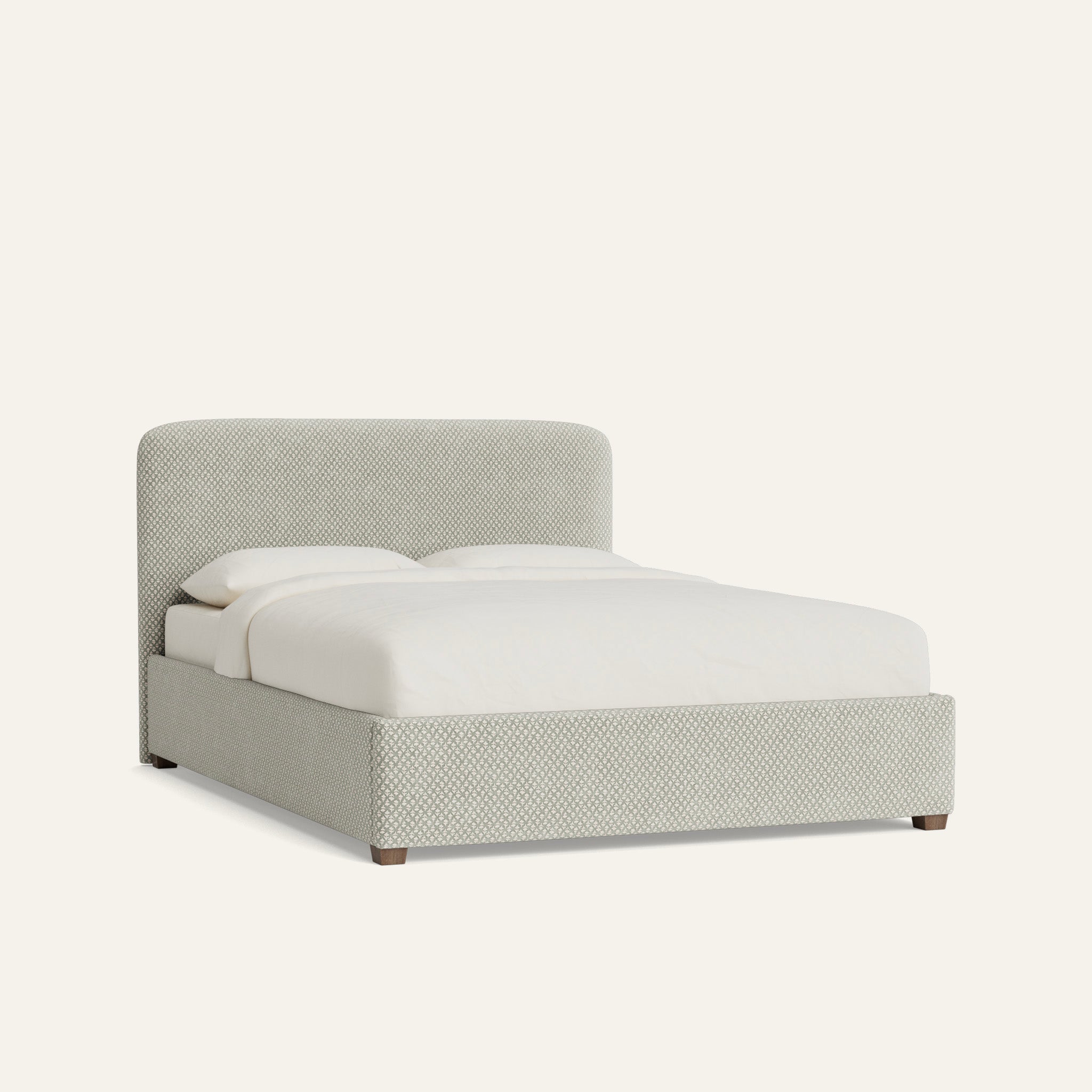 FEATURED: Shown in Queen / Tapered Legs / Smoke