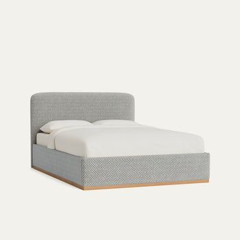 FEATURED: Shown in Queen / Wood Base / Smoke