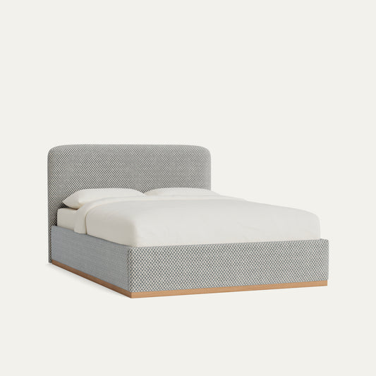 FEATURED: Shown in Queen / Wood Base / Smoke