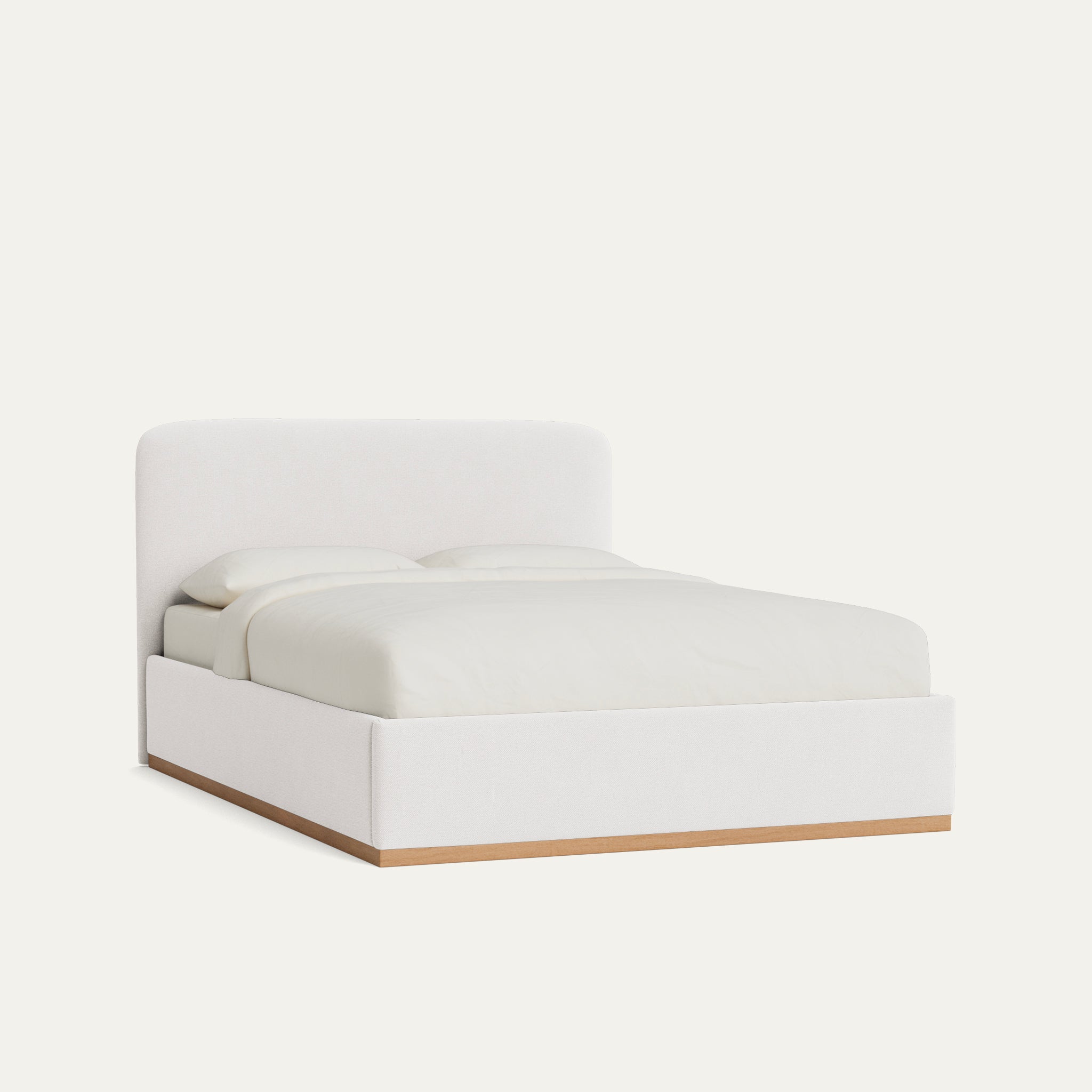 FEATURED: Shown in Queen / Wood Base / Oak
