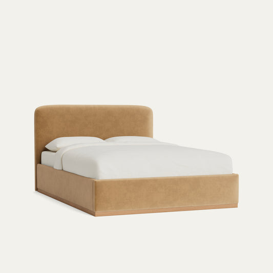 FEATURED: Shown in Queen / Wood Base / Oak