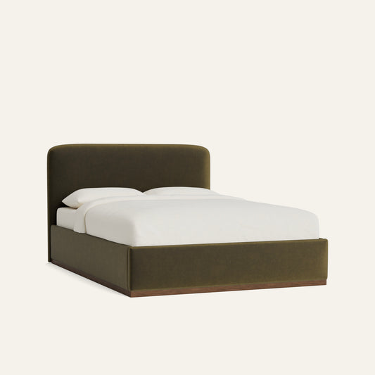 FEATURED: Shown in Queen / Wood Base / Tobacco