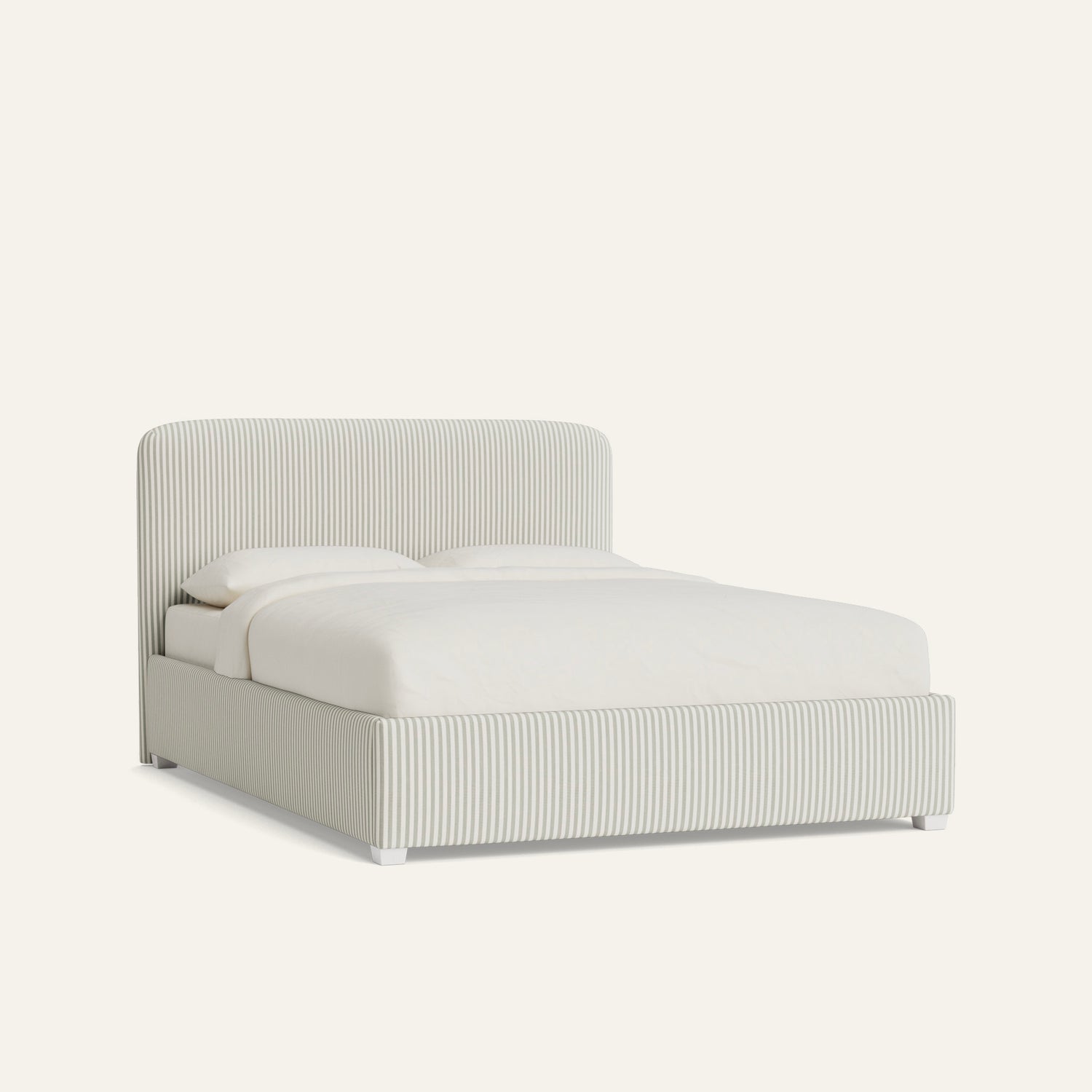 FEATURED: Shown in Queen / Tapered Legs / Flour