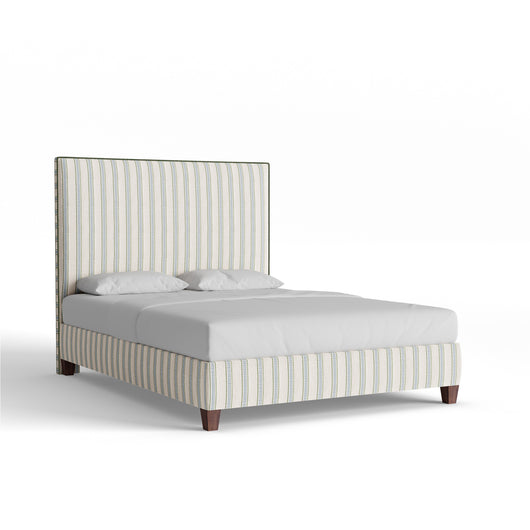 FEATURED: Queen / 9" Rails / Tobacco / Fern Velvet Welt