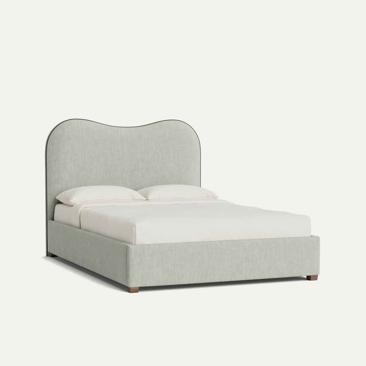 FEATURED: Shown in Queen / Tapered Legs / Smoke / Fern Welt