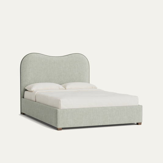 FEATURED: Shown in Queen / Tapered Legs / Smoke / Fern Welt