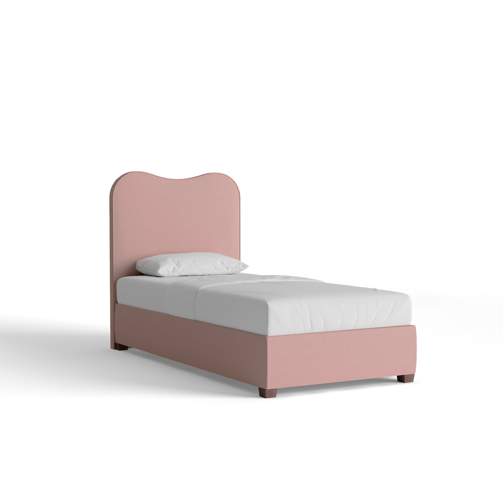 Twin quartz velvet custom on white background