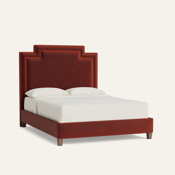 FEATURED: Shown in Queen / 9" Rails / Smoke / Nutmeg Welt