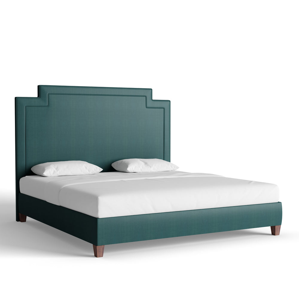 King peacock velvet custom on white background