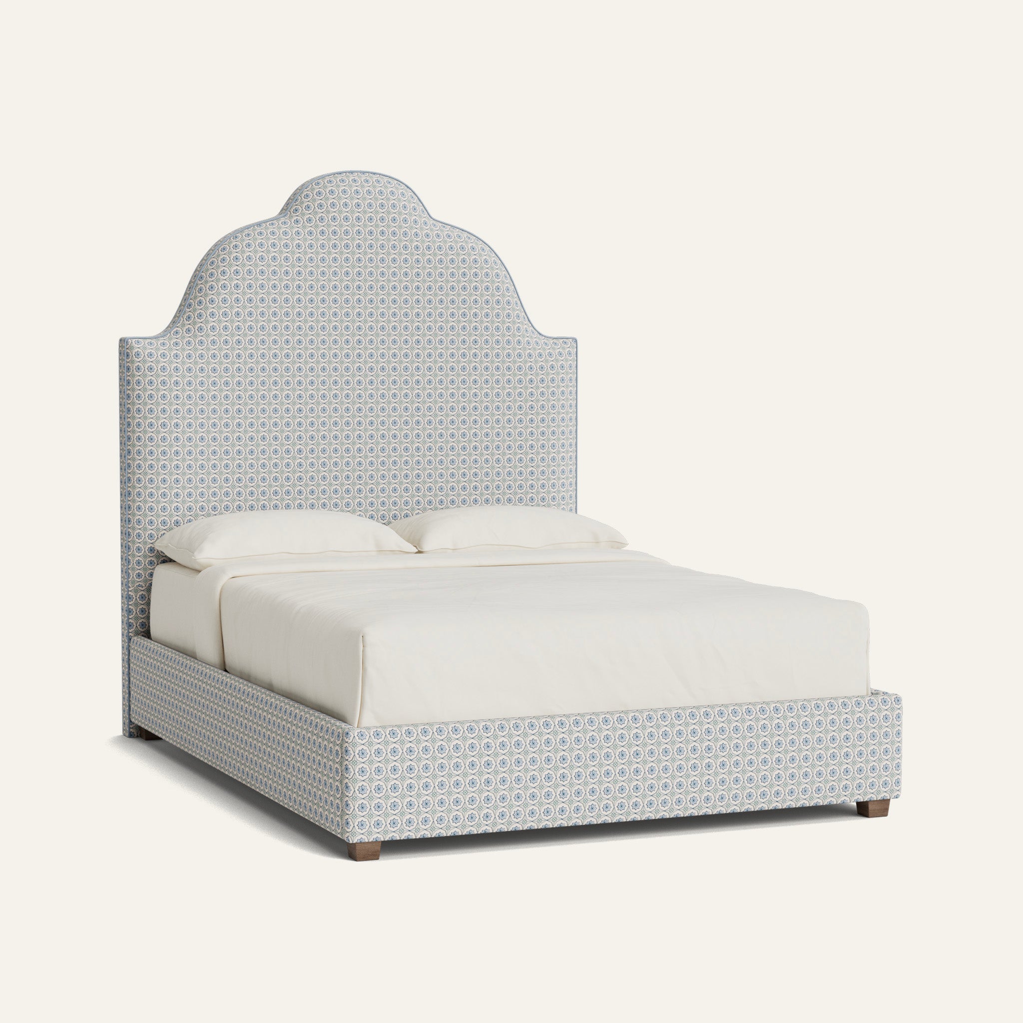 FEATURED: Shown in Queen / 9" Rails / Tobacco / Harbor Welt