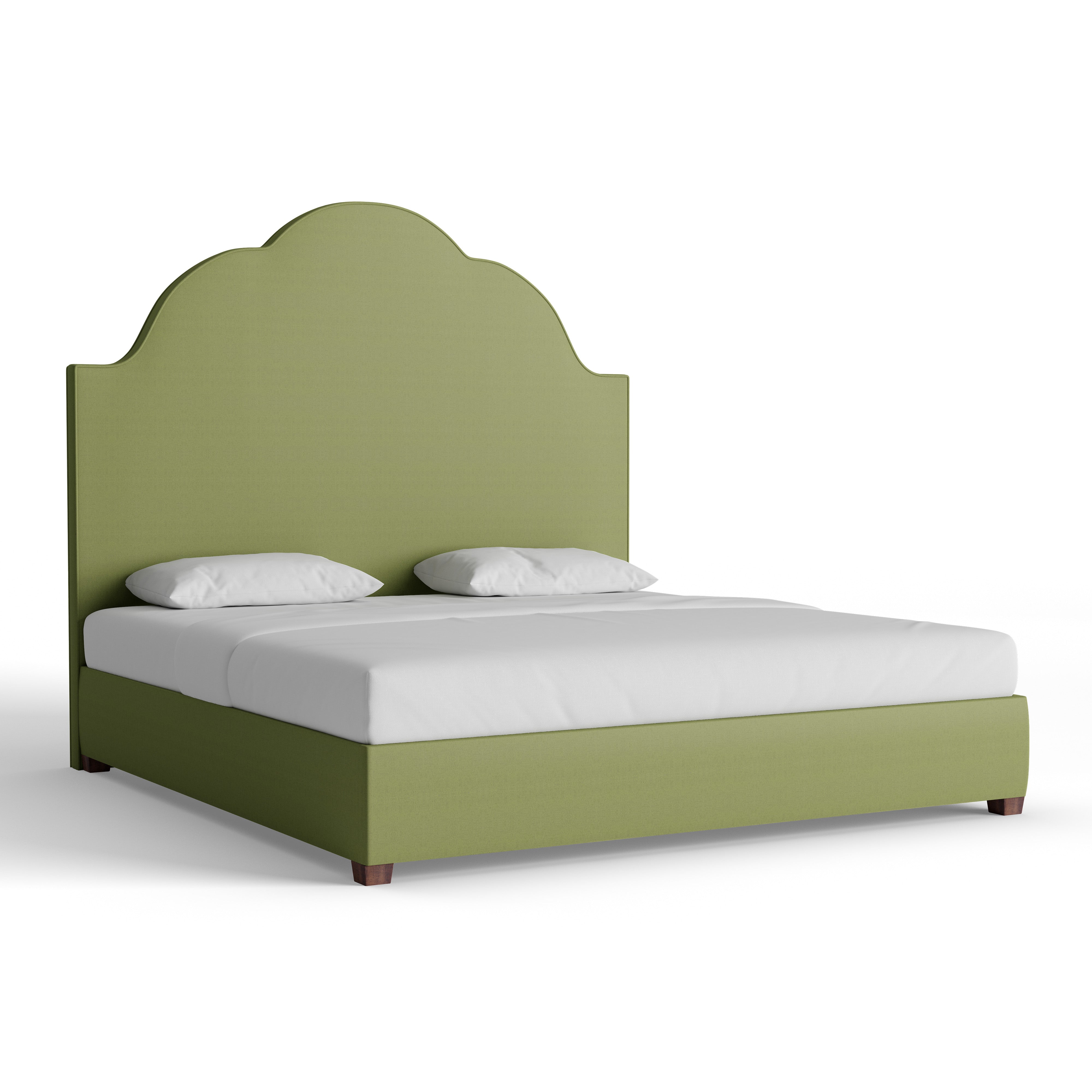 Regina Solid Linen Bed - Thumbnail 4
