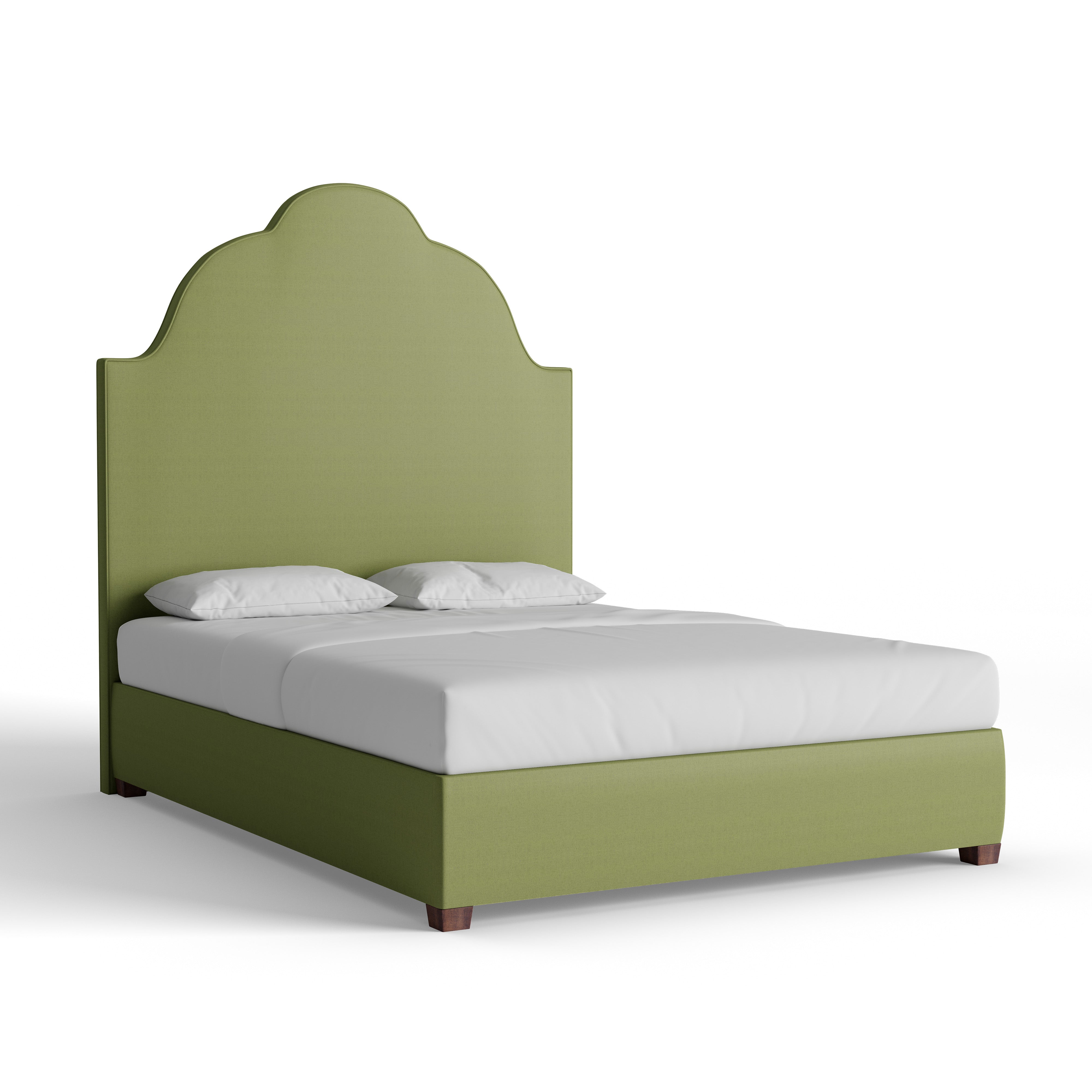 Regina Solid Linen Bed - Thumbnail 2