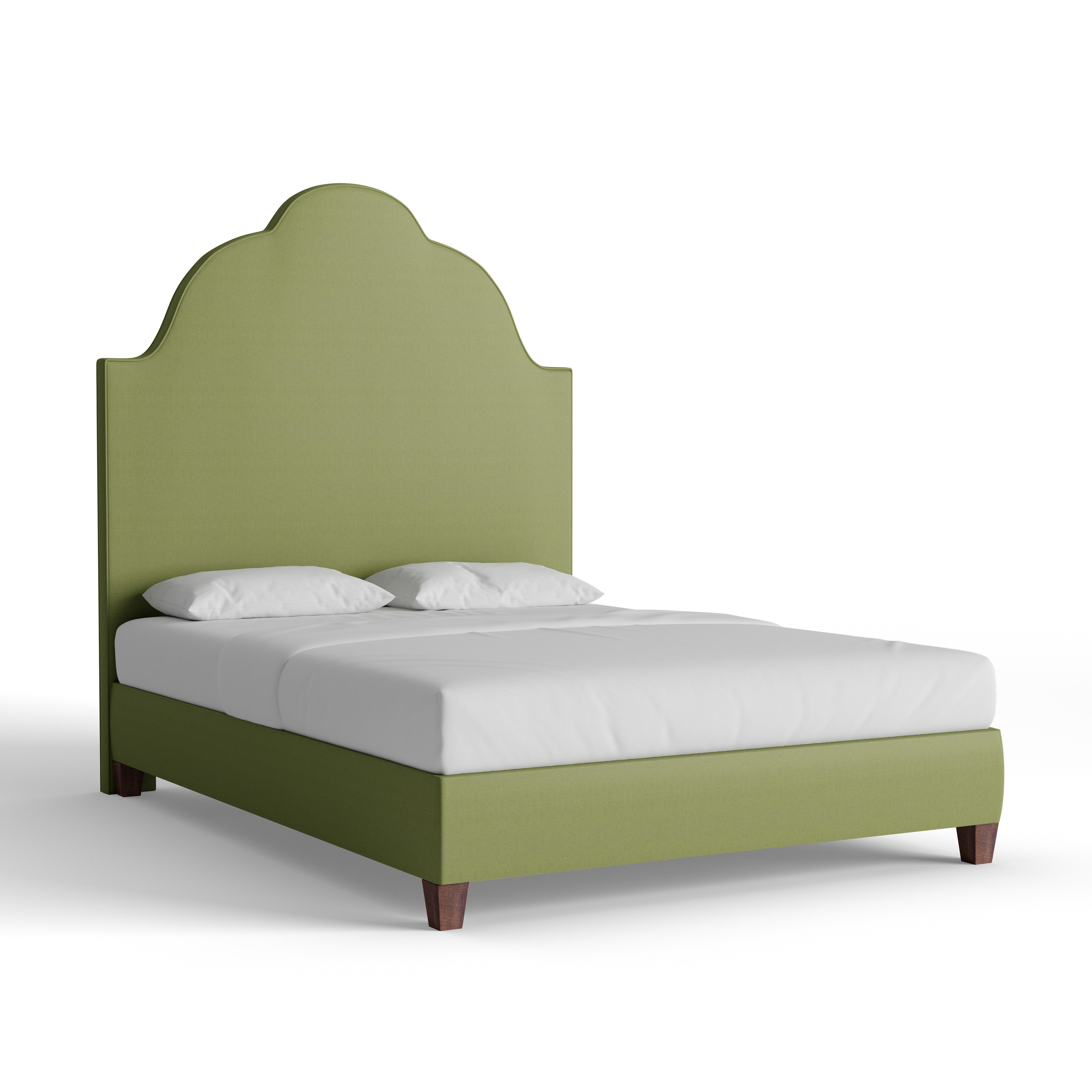 Regina Solid Linen Bed - Thumbnail 3