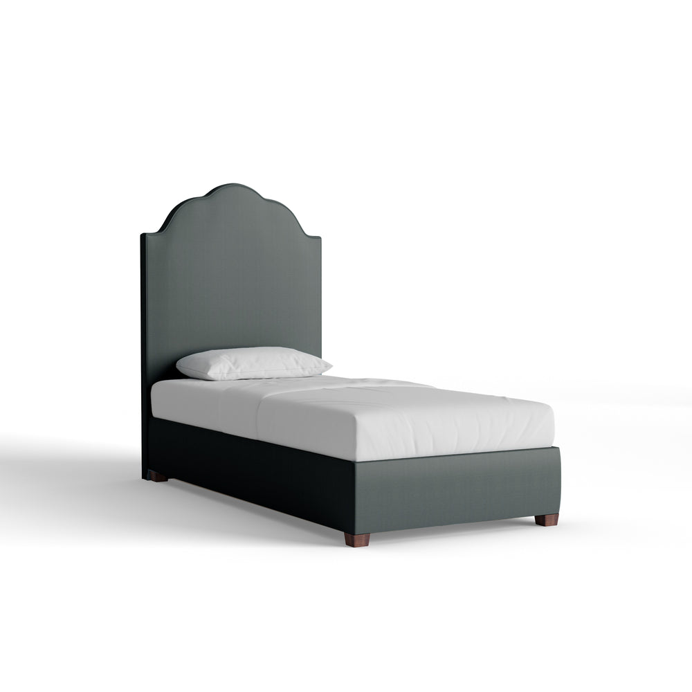 Twin baltic velvet custom on white background