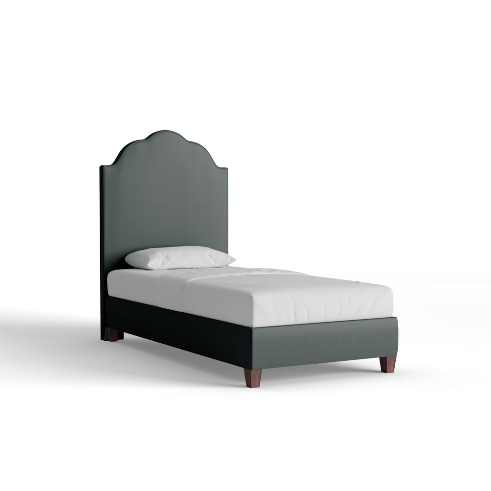 Twin baltic velvet custom on white background