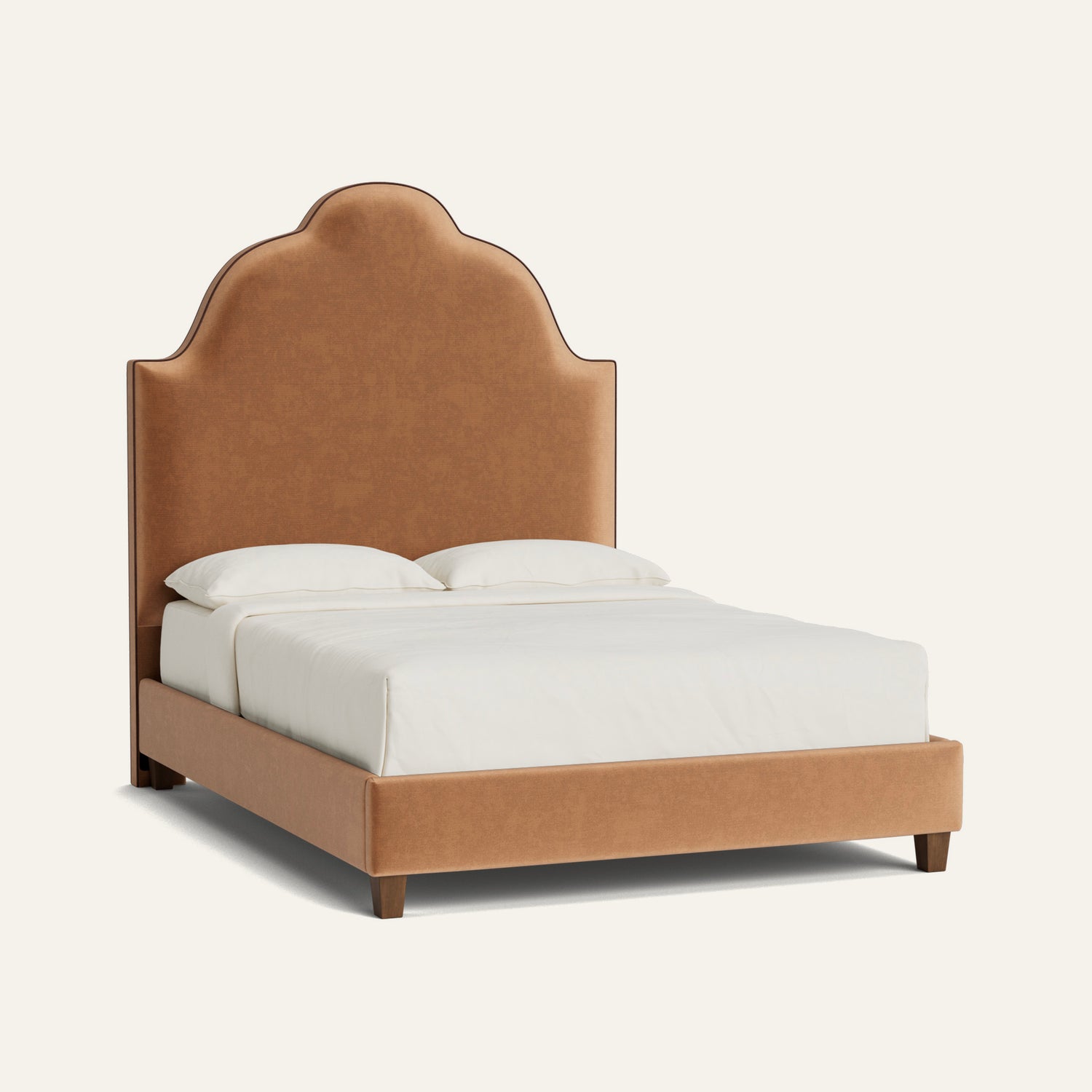 FEATURED: Shown in Queen / 9" Rails / Tobacco / Walnut Welt