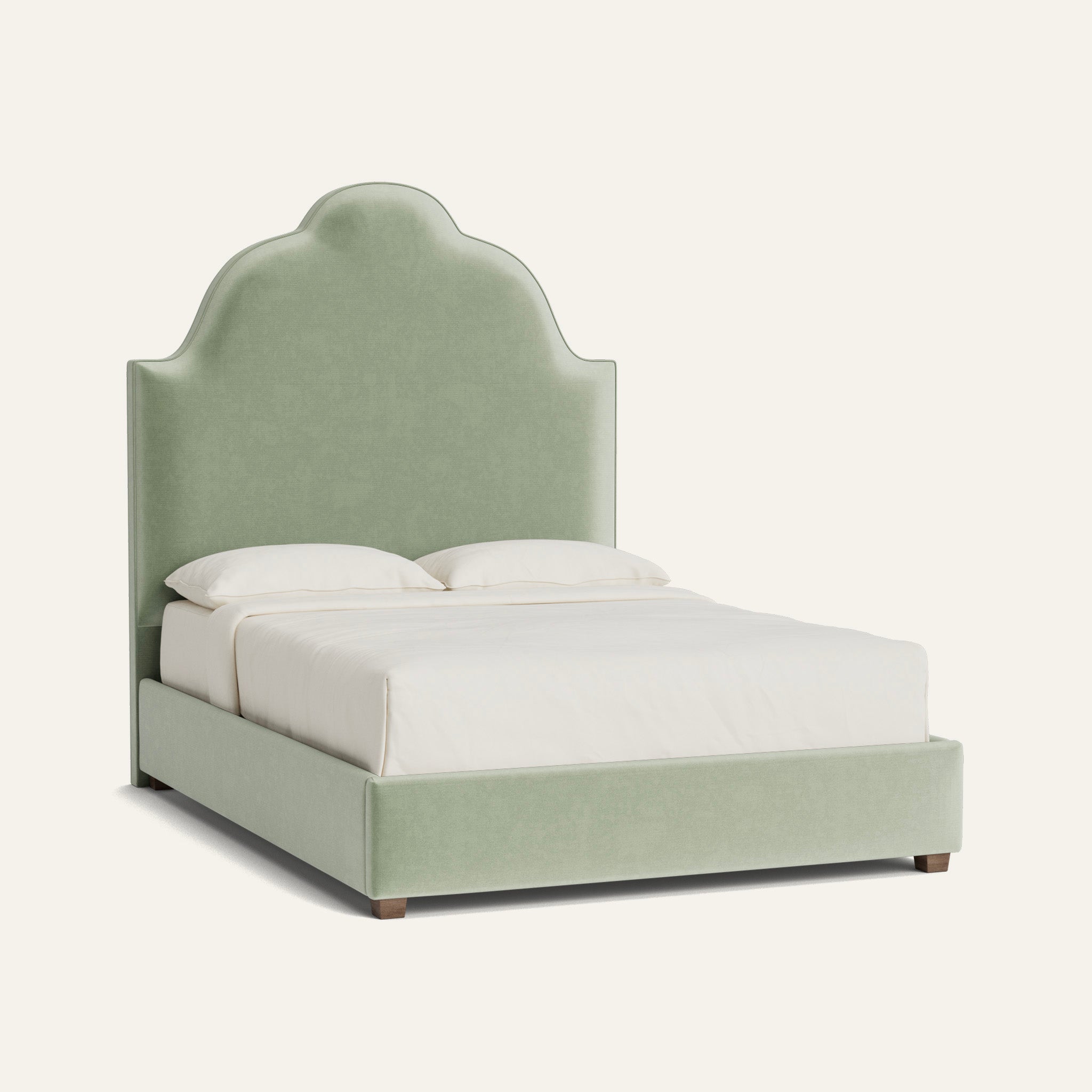 FEATURED: Shown in Queen / 9" Rails / Flour / Snow Welt