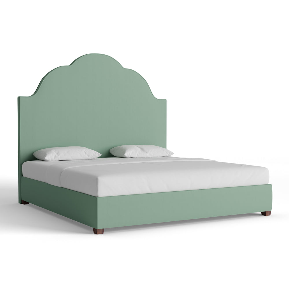 King sea salt velvet custom on white background