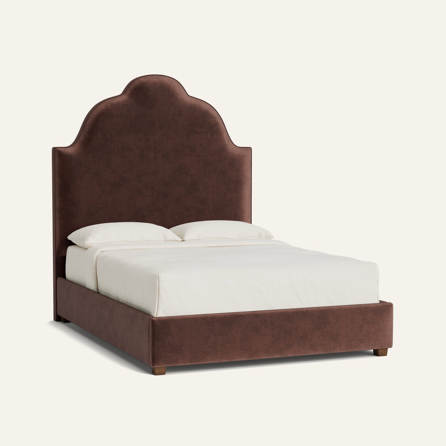 FEATURED: Shown in Queen / 11" Rails / Tobacco / Self Welt