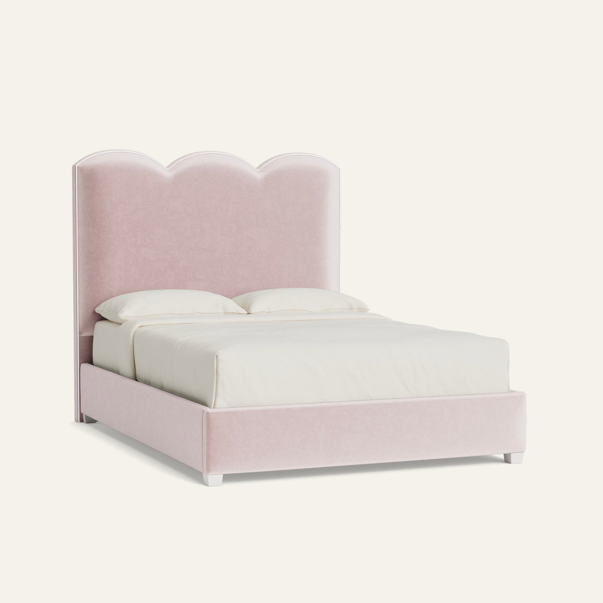 Theodora Solid Velvet Bed
