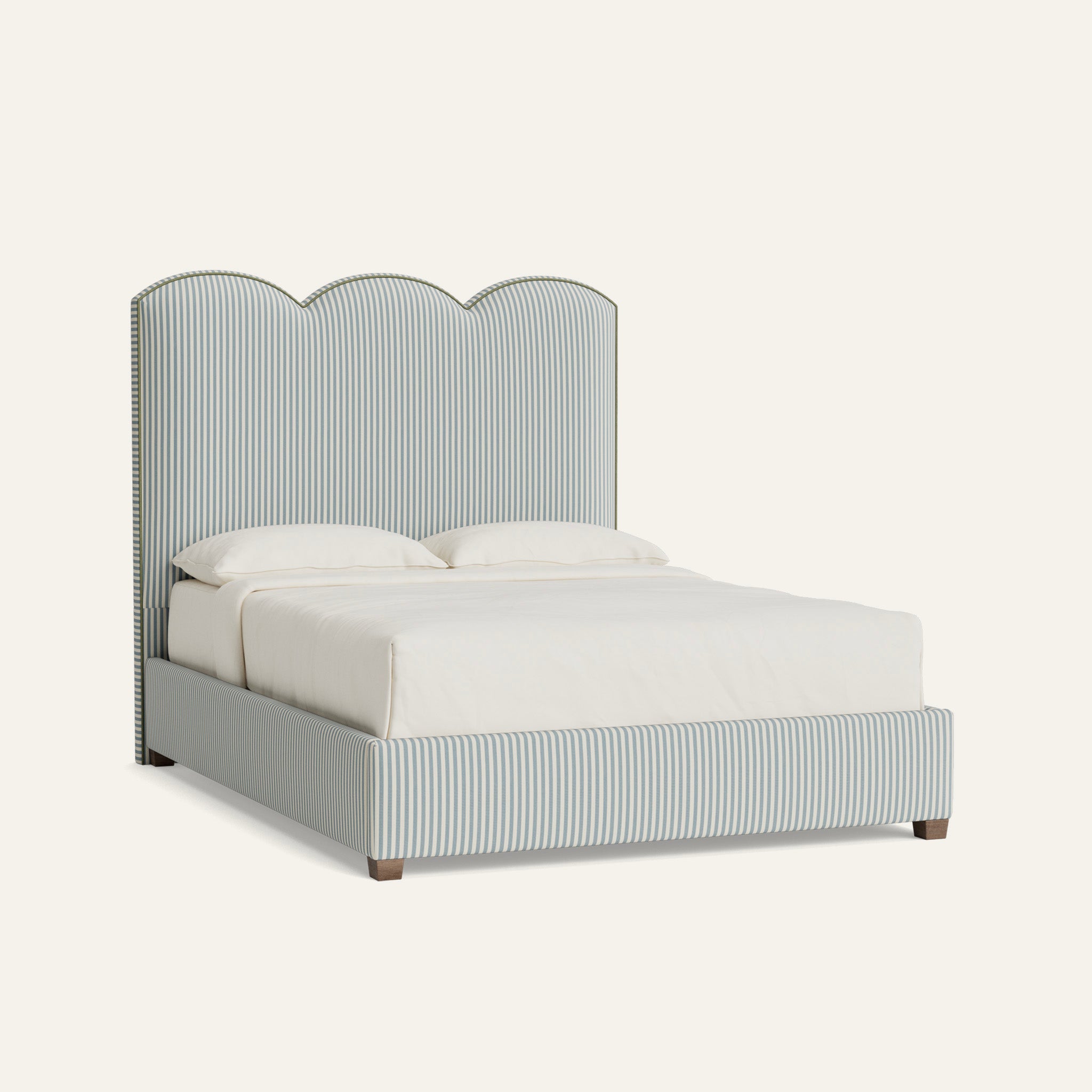 FEATURED: Shown in Queen / 11" Rails / Smoke / Moss Welt