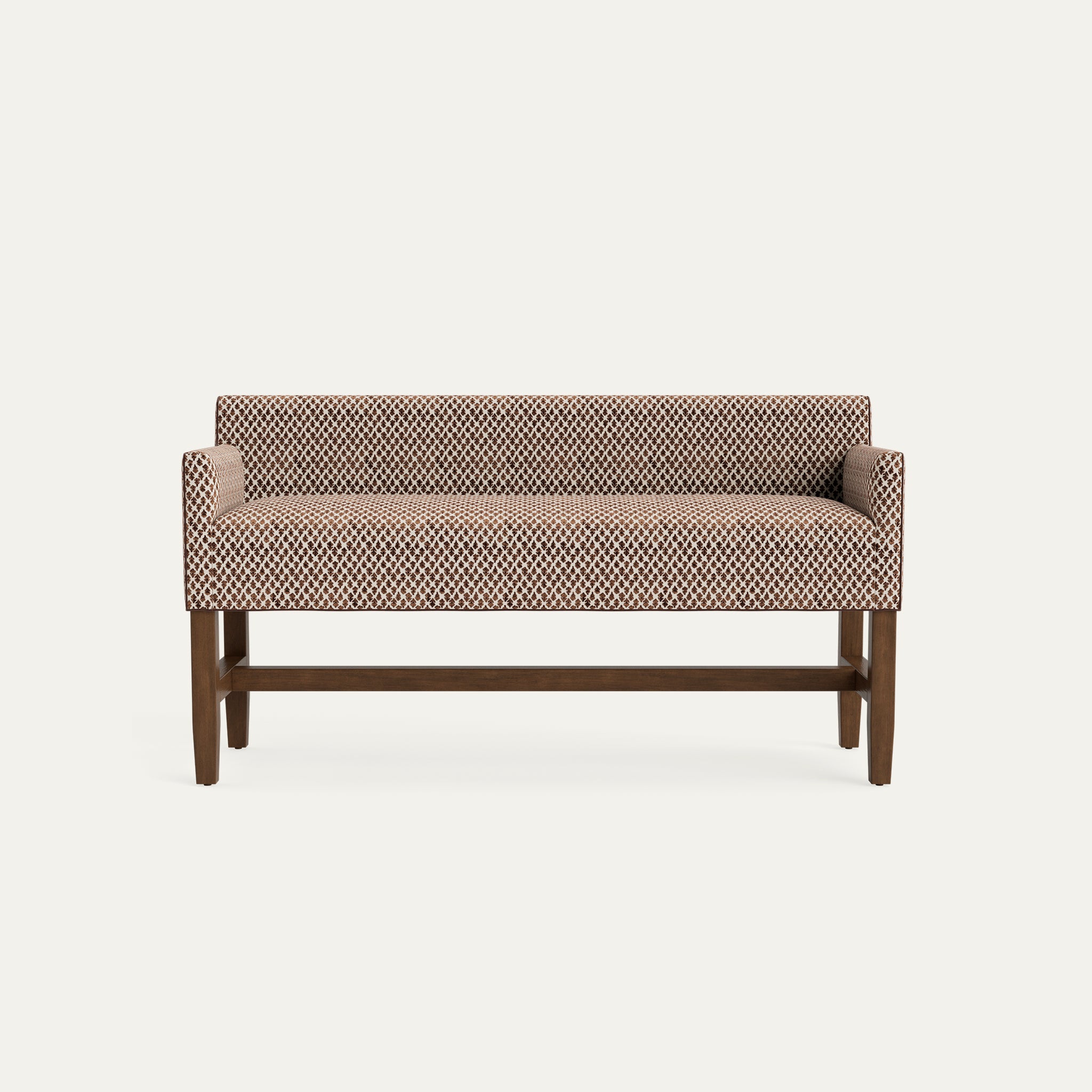 FEATURED: Shown in Queen / Tobacco Legs / Walnut Velvet Welt