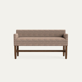 FEATURED: Shown in Queen / Tobacco Legs / Walnut Velvet Welt