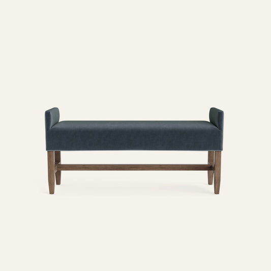 FEATURED: Shown in Queen / Smoke / Sky Velvet Welt